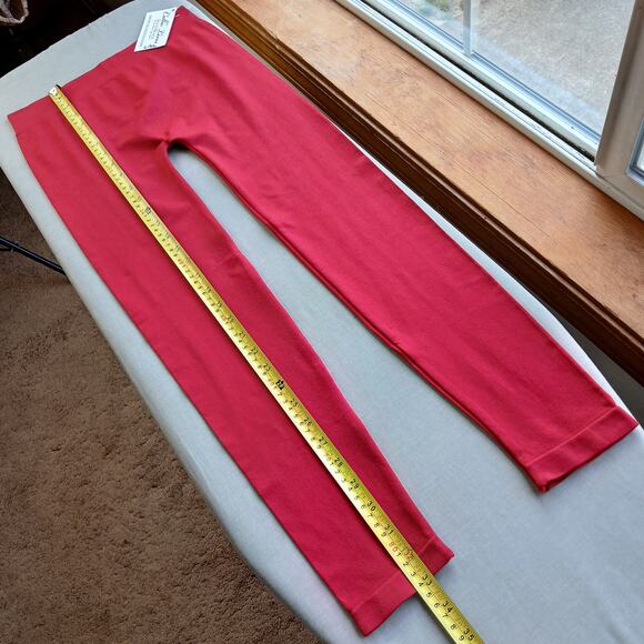 L/XL Callie Tamale: Red Hot Seamless Leggings Large XL footless elastic-free - Picture 7 of 9